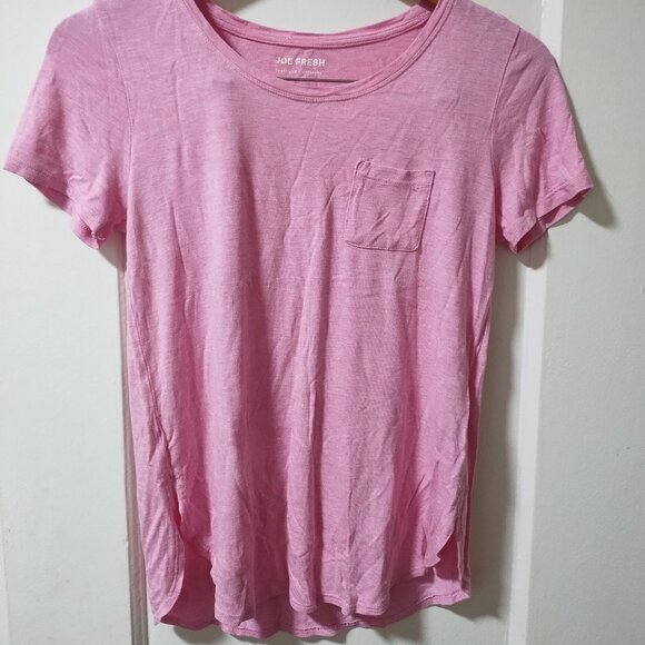 pink short-sleeve Joe Fresh t-shirt - Picture 1 of 3